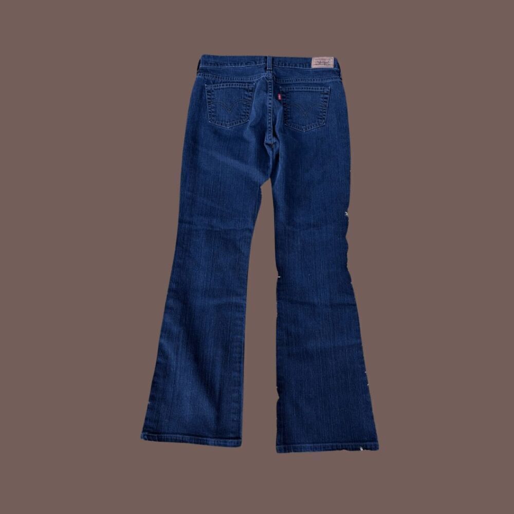 Vintage Levi’s 515 Y2K Black Bootcut Denim Jeans Size 6M